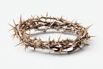 Crown of thorns isolated on transparent background