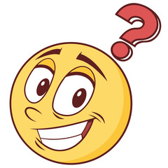 Shrugging Emoji with Smirk in Vector Style
