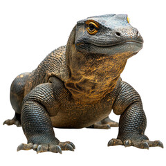 Reptile isolated on black background