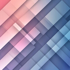 Fototapeta premium 3D Grid Abstract in Blue and Lavender Geometry