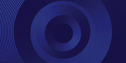  moAbstract blue glowing geometric lines on dark blue background. Modern shiny blue circle lines pattern modern blue sport