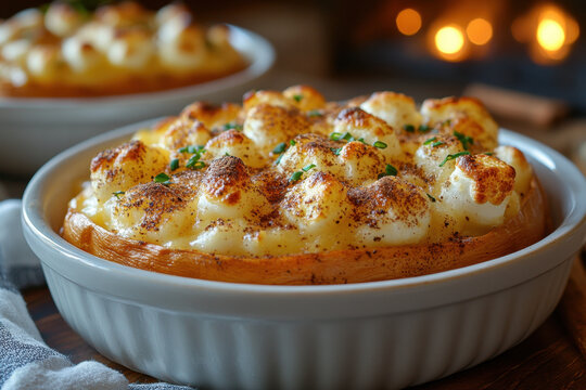 Bowl of maso with cheese and parise.