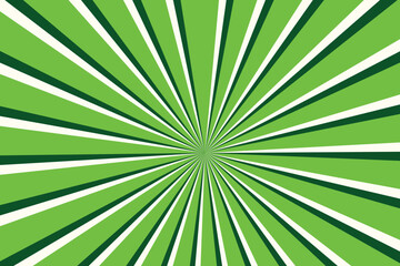 green retro burst abstract background 