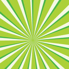 green retro burst abstract background 