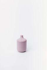 Purple silicone sippy cup