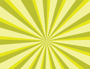 Yellow background sunray abstract summer design.