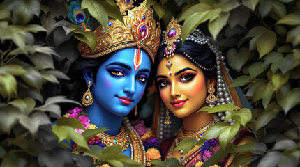 Eternal Love of Radha and Krishna