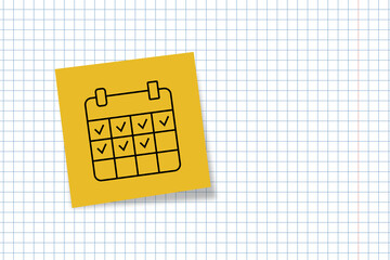 done. an icon on office paper. office paper. successful completion of assigned tasks. teamwork. animation. pin. a business idea. teamwork in business. a task. decision. purpose. achieve your goal. 