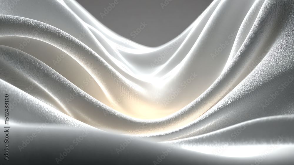 Leinwandbilder abstract texture of smooth, flowing fabric creates an elegant and serene atmosphere, perfect for bac