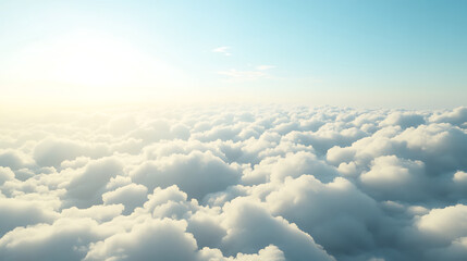 Fototapeta premium Pastel cloud layers floating peacefully above high resolution picture