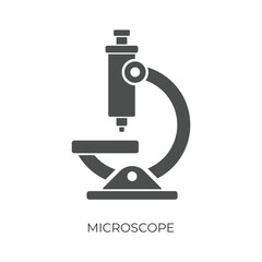 Microscope Icon Vector Design.