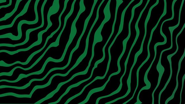 Seamless Zebra Pattern in Emerald Green and Black for Fashion and Backgrounds