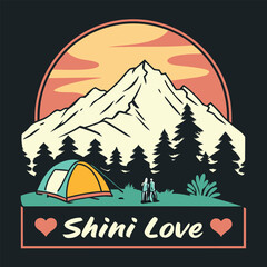 Embark on your outdoor adventures with this stylish t-shirt featuring a mountainous landscape and the inspiring phrase "Chase The Sunnit." Perfect for hikers and nature enthusiasts alike
