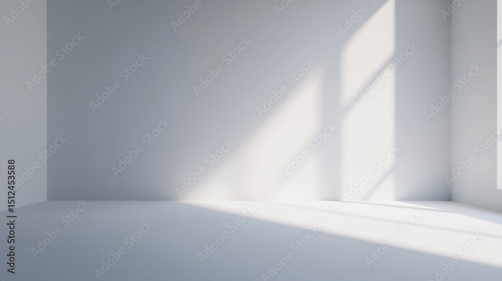 Poster a plain white background with subtle gradient shades, demonstrating a minimalist design concept. gen