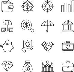 A set of icons for the web