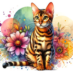 Imagens de gatos todas as raças para estampa