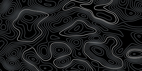 Abstract topographic map background. Topographic map lines contour background. 
