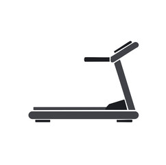 Modern treadmill icon fitness gym equipment workout machine
