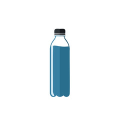 Refreshing blue water bottle plastic container