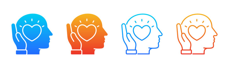 Empathy icon sheet multiple style collection