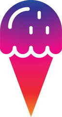 Ice cream colorful drawing clipart set. Popsicle stick and ice cream cone clip art with sweet flavor elements vector illustration