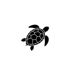 Fototapeta premium Sea turtle illustration ocean animal reptile wildlife marine life tortoise drawing silhouette graphic design art