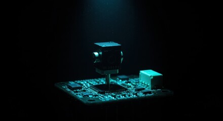 Electronic Component on a Circuit Board