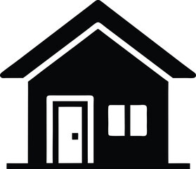 Web home flat icon for apps and websites