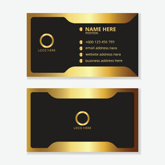 Luxury Gold Foil Business Card.