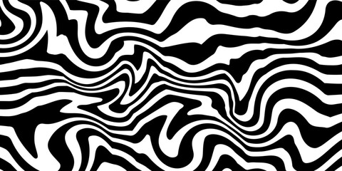 abstract black and white wave background