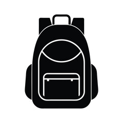 Lightweight Backpack Icon Vector Illustration