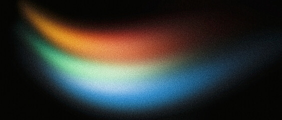 Orange blue black grainy background, abstract color gradient shape noise texture poster banner header wallpaper cover design