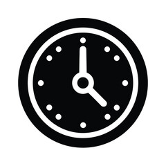 Clock Icon Vector Illustration