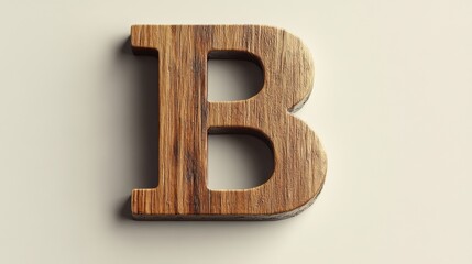 Fototapeta premium A letter B for brushing illustration , no logos, no brands