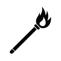Firestarter Rod Icon Vector Illustration