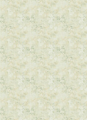 Contemporary Hand Crafted Geometric Floral Scroll Illustration Works