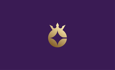 Crown Logo with Letter  C. Elegant, King, Royal and Premium concept for Luxury and jewellery Brand.
