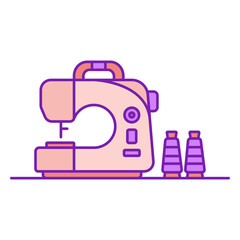 Domestic sewing machine flat