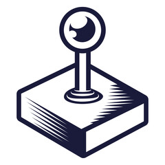 Old school joystick illustration © Vexels