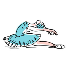 Ballet traditional pose people