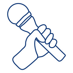 Using a karaoke microphone   