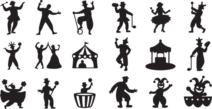 Carnival performers icon