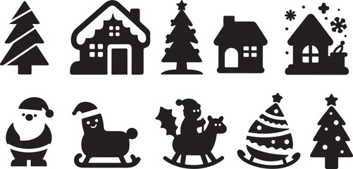 Christmas scenes icon