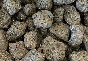 Peruvian iron disulfide pyrite rocks