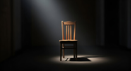 chair in the dark