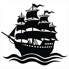 silhouette ship victor