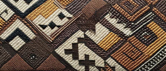 Fotobehang African Textile Patterns Collection   © Дмитрий Сирота