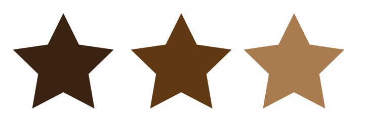 Star vector isolated icon. Stars vector icons. Stars collection. Golden Stars isolated on white background. Vector Star.
