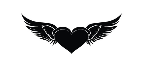 heart with wings