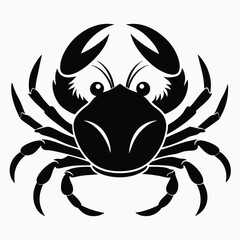 blue crab on white background